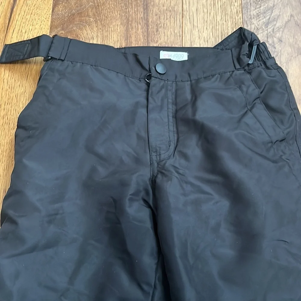 Children’s Place Girl’s Black Snow Pants Adjustable Waist Size 5